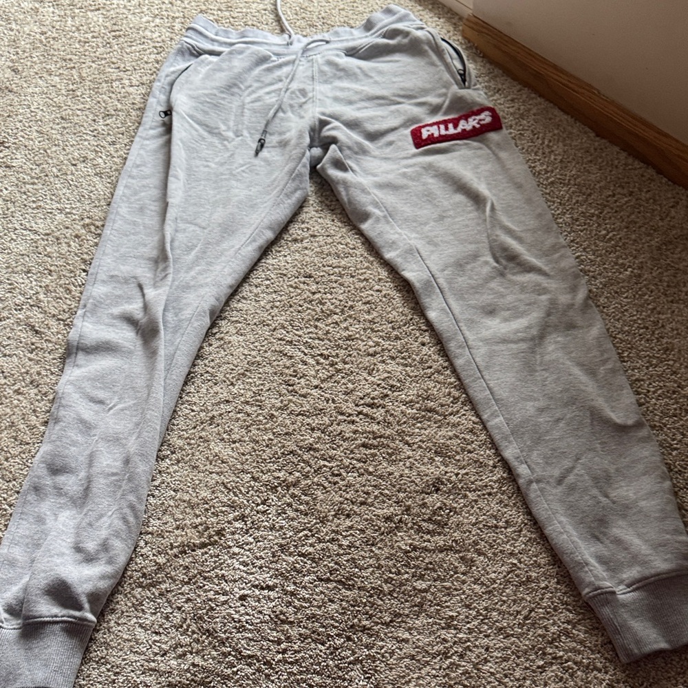Pillars Gray Sweatpants for Men